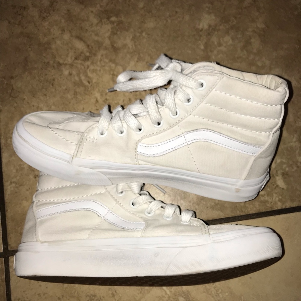 White High Top Vans
